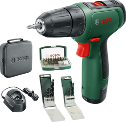 Masina de gaurit-surubat Bosch Home and Garden EasyDrill 1200 12 V Baterie 2 0 Ah set burghie surubelnite geanta moale Verde 