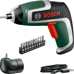 Surubelnita cordless Bosch IXO 7 3.6 V 2.0 Ah 5.5 Nm cablu Micro-USB atasament unghiular autonomie pana la 190 suruburi 
