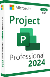 Licență Project Pro 2024 Retail - Asociere cont Microsoft