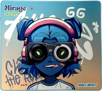 Mouse Pad A4tech Bloody BP-45W ​​Nyx Mirage Multicolor