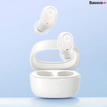 Casti Wireless Baseus NGTW180302 Bluetooth 5.3 TWS Alb-Crem 