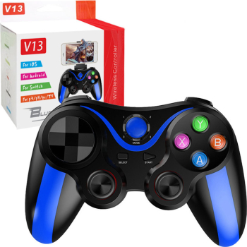 Gamepad Wireless Bluetooth 400mAh Techsuit V13 albastru