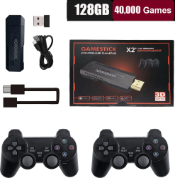 Game Player retro consolA&fnof fA&fnof rA&fnof fir controller TV - 128GBB