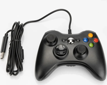 XBOX 360 Wired gamepad for PC and Xbox 360 Slim - Steam and Win7/10