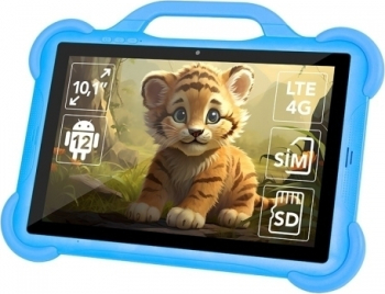 Blow KidsTAB10 Spreadtrum T606 Octa Core 10.1inch 64GB Wi-Fi BT Android 12 Blue - imagine 1