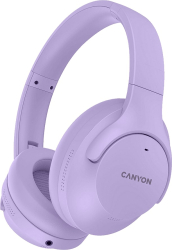 Casti wireless Canyon OnRiff 10 Bluetooth microfon anulare activa a zgomotului violet 