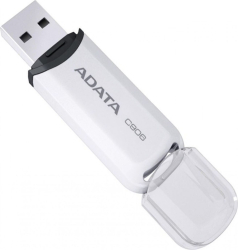 MEMORIE USB 2.0 ADATA 32 GB cu capac carcasa plastic alb AC906-32G-RWH timbru verde 0.03 lei 