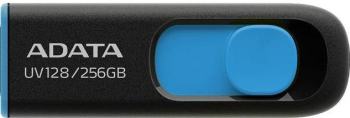 MEMORIE USB 3.2 ADATA 256GB retractabila carcasa plastic negru / albastru AUV128-256G-RBE timbru verde 0.03 lei 