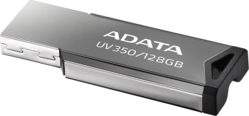MEMORIE USB ADATA 128 GB USB 3.2 gen 1 clasica carcasa metalica argintiu AUV350-128G-RBK timbru verde 0.03 lei 