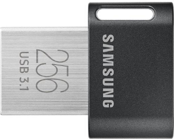 MEMORIE USB SAMSUNG 256 GB USB 3.1 profil mic carcasa metalica negru MUF-256AB / APC timbru verde 0.03 lei 