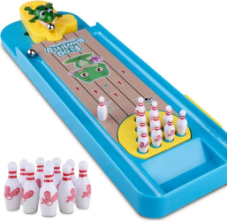 Mini Desktop Bowling Game - Fun Tabletop Sports Toy for Family Parties 