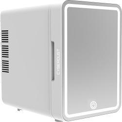 Mini Frigider CYBERDUST Makeup Beauty Oglinda cu lumina LED Pentru Cosmetice Produse pentru ingrijirea pielii Crema Ser Fond de ten 