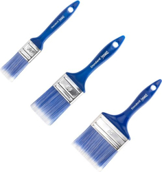 Set 3 pensule pentru vopsele acrilice latex 30 50 80 mm Beorol Standard 