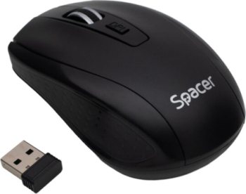 Mouse Optic Spacer SPMO-WS-BK-04 USB Wireless Black