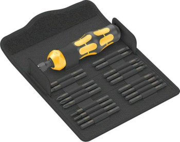 Set de biti și șurubelnița de impact 18 in 1 Kraftform Kompakt 900 Wera 05018110001