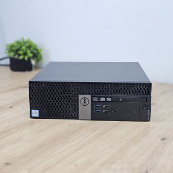 Unitate PC Second Hand DELL OPTIPLEX 5040 SFF Procesor I3 6100 Memorie RAM 8 GB SSD 240GB Windows 10 Pro DVD/RW 