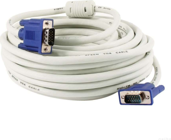 Cablu Nelbo VGA la VGA D-SUB la D-SUB tip tata-tata 10M ecranat de calitate superioara 