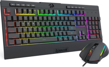 Kit gaming Redragon S151 Gaming Essentials RGB Black