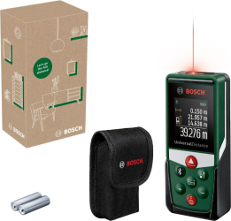 Telemetru laser Bosch UniversalDistance 40C lungime 40 metri Bluetooth masurare distante suprafete volume 