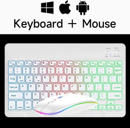 wireless tastatura Bluetooth &ndash alb &ndash alb and mouse layout engleza 