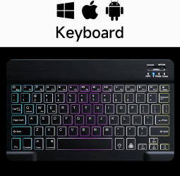 wireless tastatura Bluetooth &ndash negru &ndash negru layout engleza 