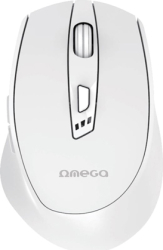 Omega Mouse Alb Wireless Cu Reincarcare Usb-c. mouse