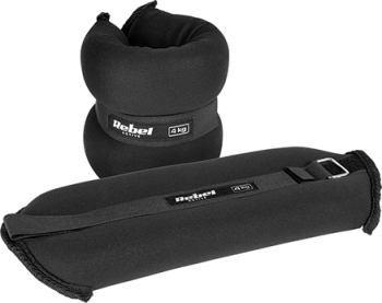 Pachet cu 2 greutati pentru incheietura de 4kg marca Rebel Active. 