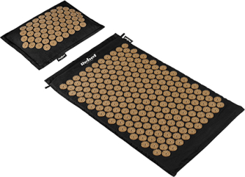 Saltea ecologica cu puncte de presiune si perna inclusa 72x42 cm 