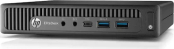 Unitate PC Second Hand HP ELITEDESK 800 G2 MINI PC Procesor I5 6500T Memorie RAM 8 GB SSD 128 GB Windows 10 Pro Stare Foarte buna 