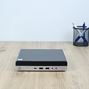 Unitate PC Second Hand HP ELITEDESK 800 G3 MINI PC Procesor I5 7500T Memorie RAM 8 GB SSD 256 GB NVME Windows 11 Pro Grad Corect 