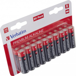 Baterie Verbatim Premium 20x AA LR6 Blister 49877