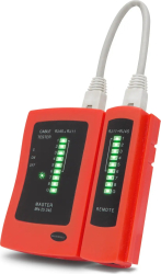 Aparat de testare MAXWELL 25340 pentru cabluri RJ11 RJ12 RJ45 Maxwell Digital