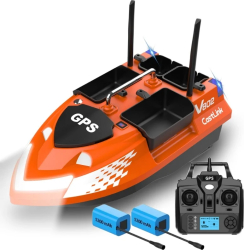 Barca Plantat Nadit si Momit iUni V802 PRO GPS 2 Baterii 5200mAh 4 cuve 3kg 500m 15km/h accesorii pescuit