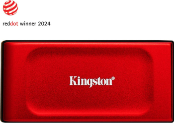 SSD extern Kingston XS1000R, 1TB, pana la 1050 MB/s, USB 3.2 Gen 2, rosu