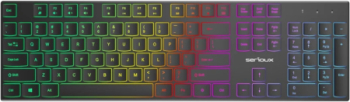 Tastatura Serioux SRXK-SKB709RGB RGB LED USB Black