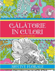 Calatorie in culori motive florale - Geanta Roxana 