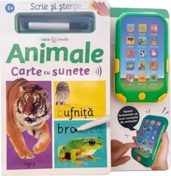Scrie Si Sterge. Animale. Carte Cu Sunete 