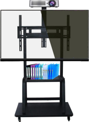 Stand TV mobil 98-150 VESA 1200x600mm cu roti blocabile suporta max.150Kg 