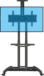Stand TV mobil telescopic 55-95 VESA 800x500mm cu roti blocabile suporta max 90Kg 
