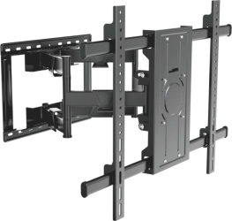 Suport TV de perete 75-120 cu brat dublu robust Full Motion ecran curbat LED/LCD/PLASMA/CURVED 