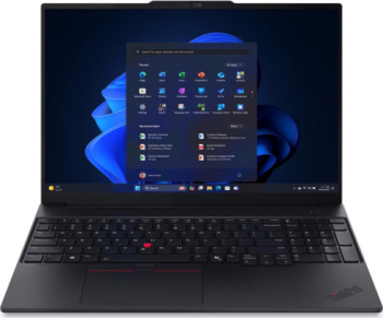 Laptop Lenovo ThinkPad E16 Gen 3 AMD Ryzen 7 250 16 inch RAM 16GB SSD 512GB AMD Radeon 780M Graphics No OS Black 