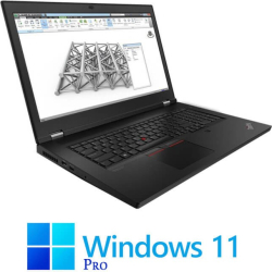 Laptop Lenovo P17 Gen 1 i7-10850H SSD Display NOU Quadro T2000 Win 11 Pro 