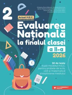 Evaluare nationala 2026. Cls. II. Scris. Citit. Matematica Mirabela-Elena Baleanu Andreea-Elena Ene 