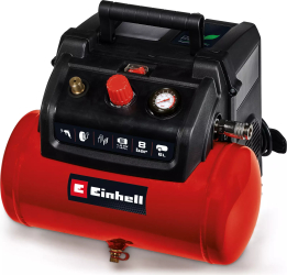Compresor Aer Einhell TC-AC 190/6/8 OF 6L 8 Bari 1.2 kW Pompa fara ulei