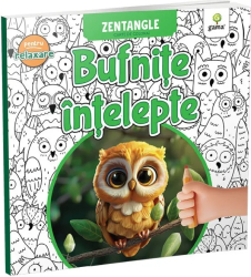 Bufnite Intelepte. Carte De Colorat 