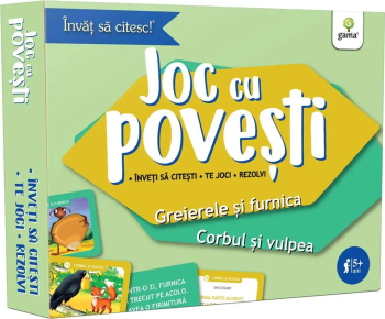 Greierele si furnica - Corbul si vulpea/ Carduri pt. inv. Citirii 