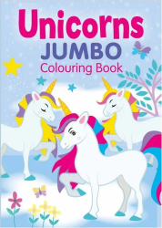 Unicorni - carte de colorat jumbo - Mediadocs 