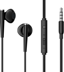 Căști cu Fir JoyRoom JR-EW04 Microfon Jack 3.5mm Half-In-Ear Black