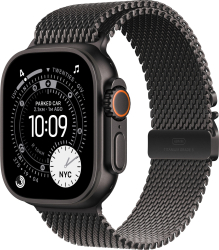 Apple Watch Ultra 3 GPS + Cellular Carcasa Black Titanium 49mm Black Titanium Milanese Loop - Small