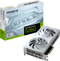 Placa video Gigabyte GeForce RTX 5060 EAGLE OC ICE 8G GDDR7 128 bit Alb 